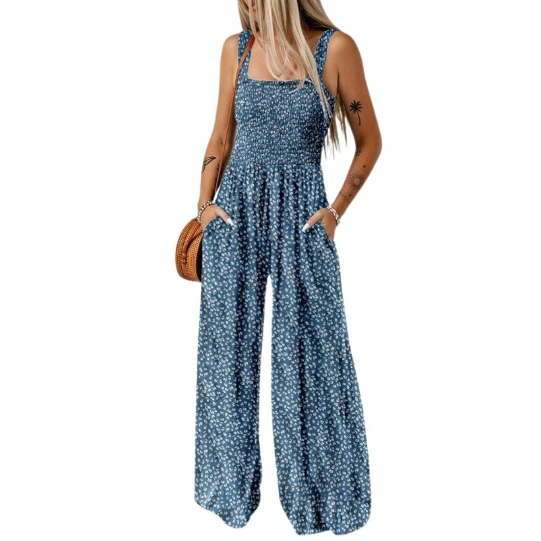 Ursula | Frühlings-Jumpsuit – Elegante Blumenmuster für Damen