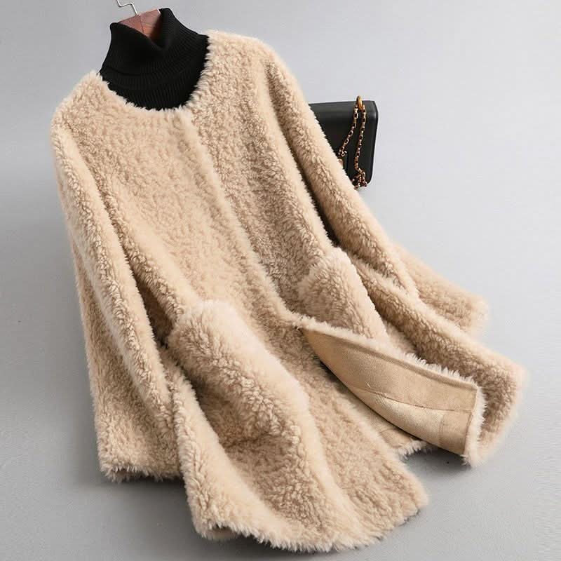 Hollmere | Shearling Coat – Luxuriöse und Elegante Silhouette