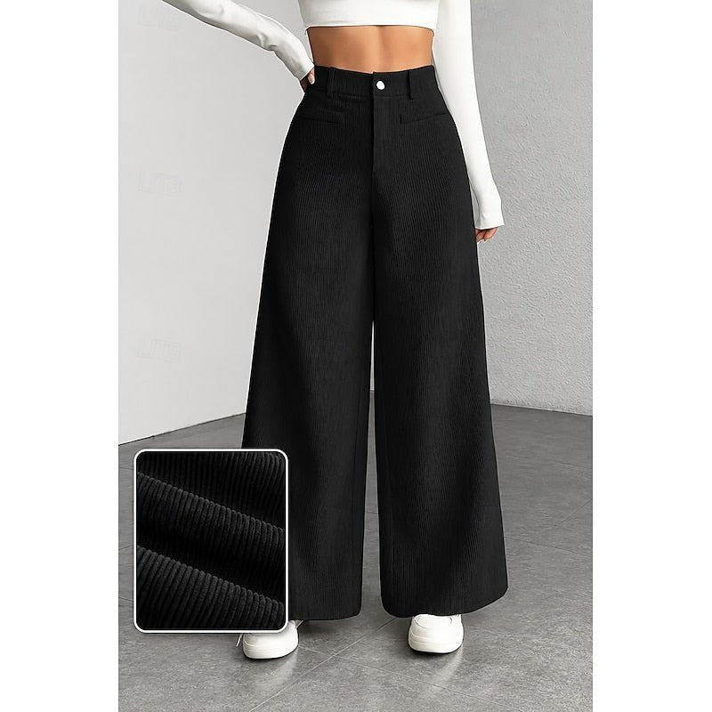 Coralie | Wide-Leg Pants – Effortless Elegance for Women