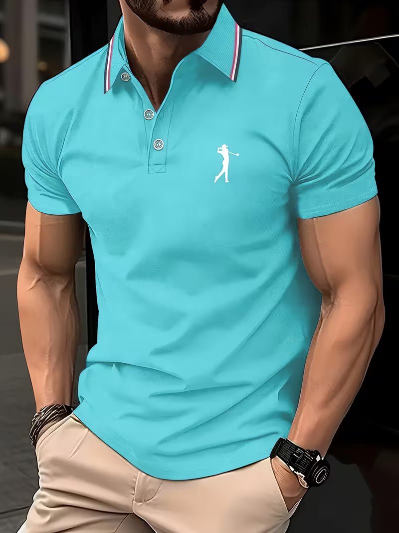 Arnold | Golf Polo-Shirt – Kurzarm mit Print für Männer