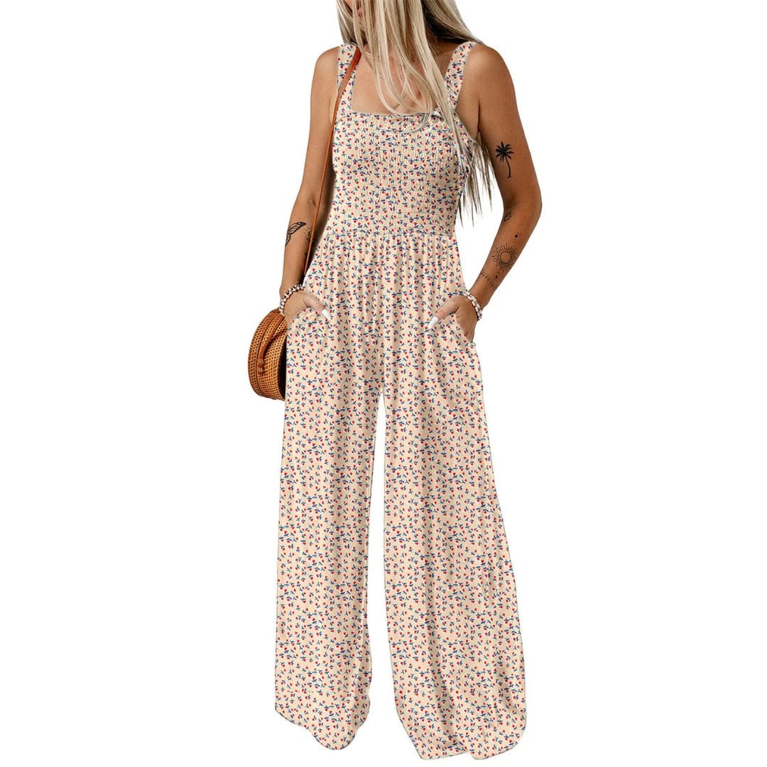 Ursula | Frühlings-Jumpsuit – Elegante Blumenmuster für Damen