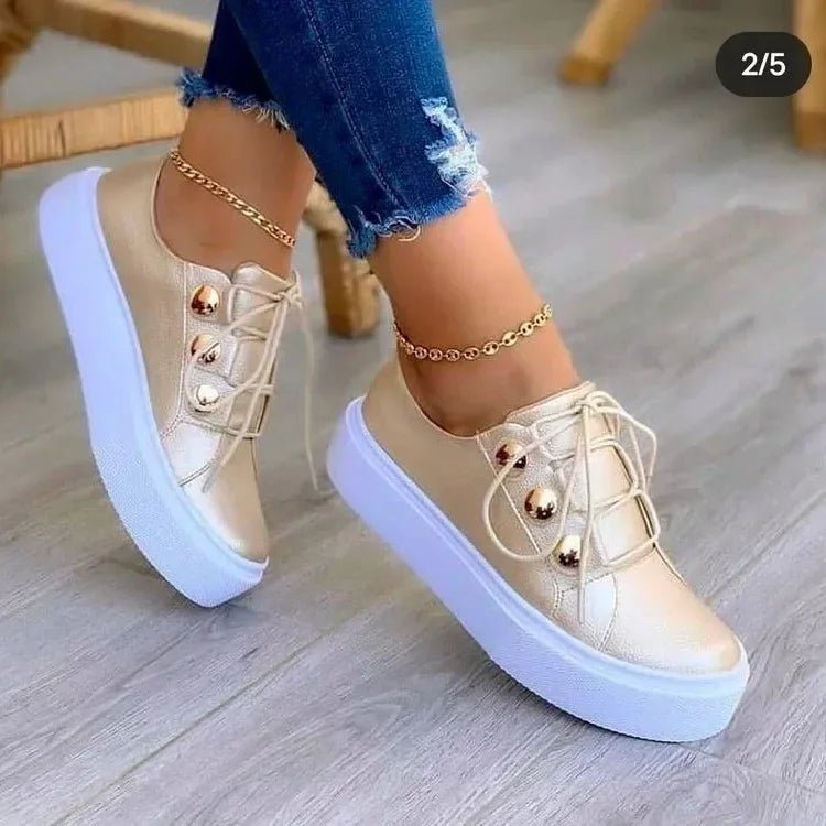 Emma | Schicke und stützende Orthopädische Plateau-Sneaker