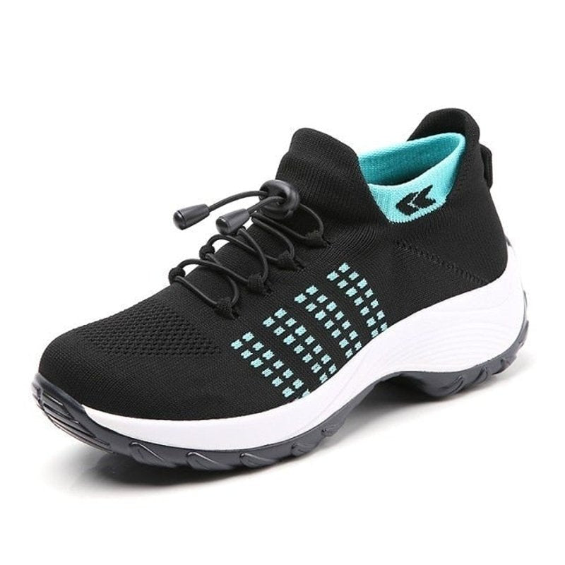 Claudia | Komfortable und stützende Orthopädische Knit-Plateau-Sneaker