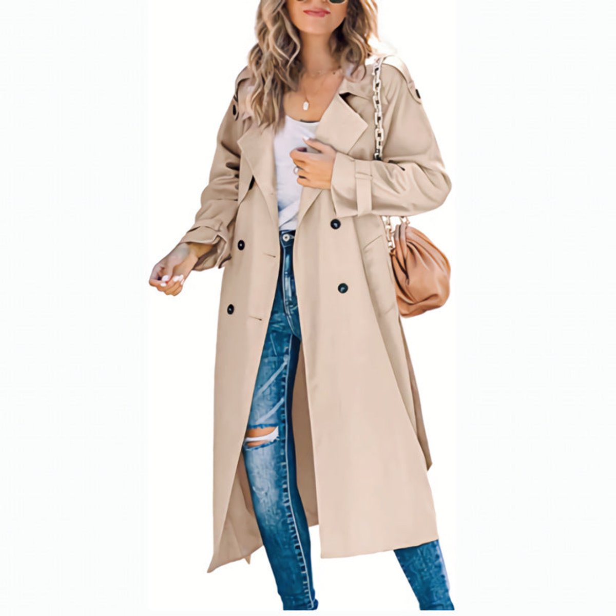 Doreen | Oversized und eleganter Damen Trenchcoat