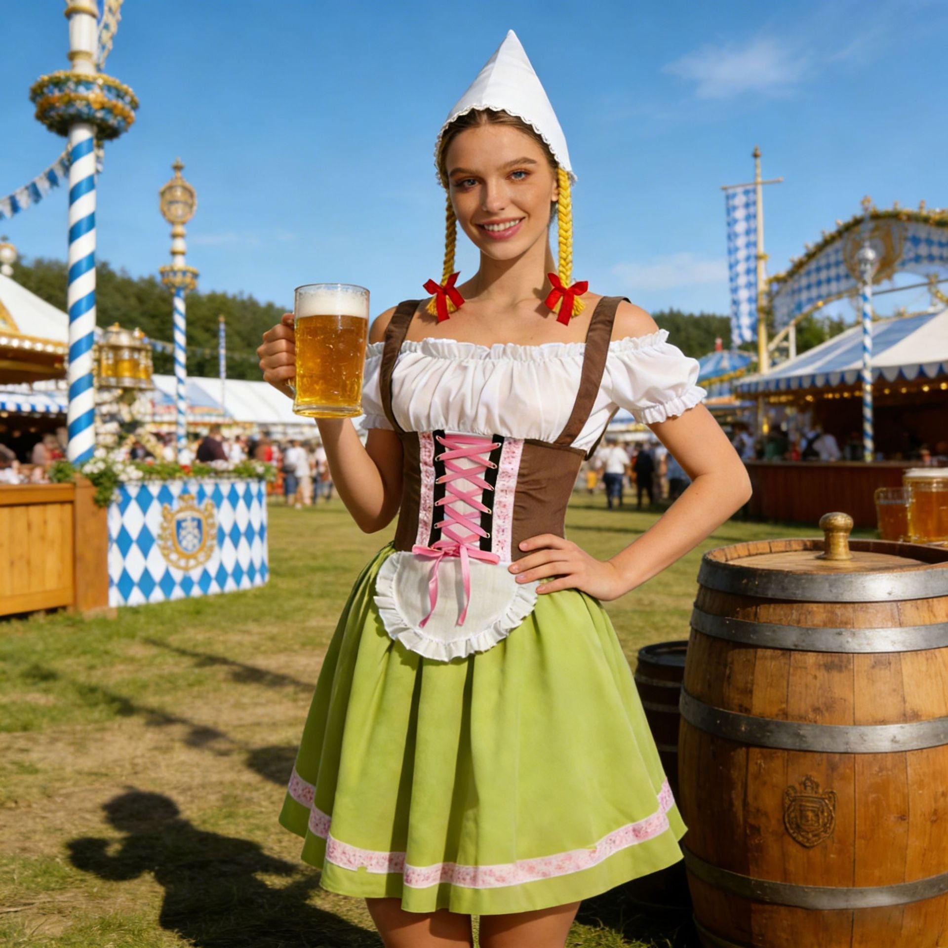 Lena | Bezauberndes und elegantes Oktoberfest Dirndl Kleid