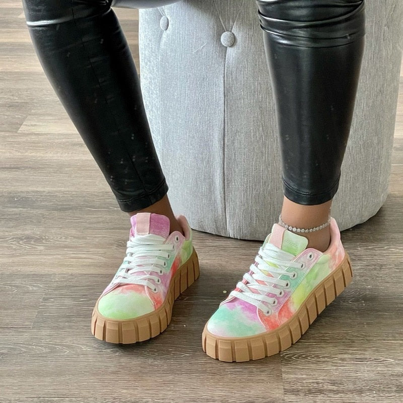 Avery | Stilvolle und stützende orthopädische Plateau Sneaker