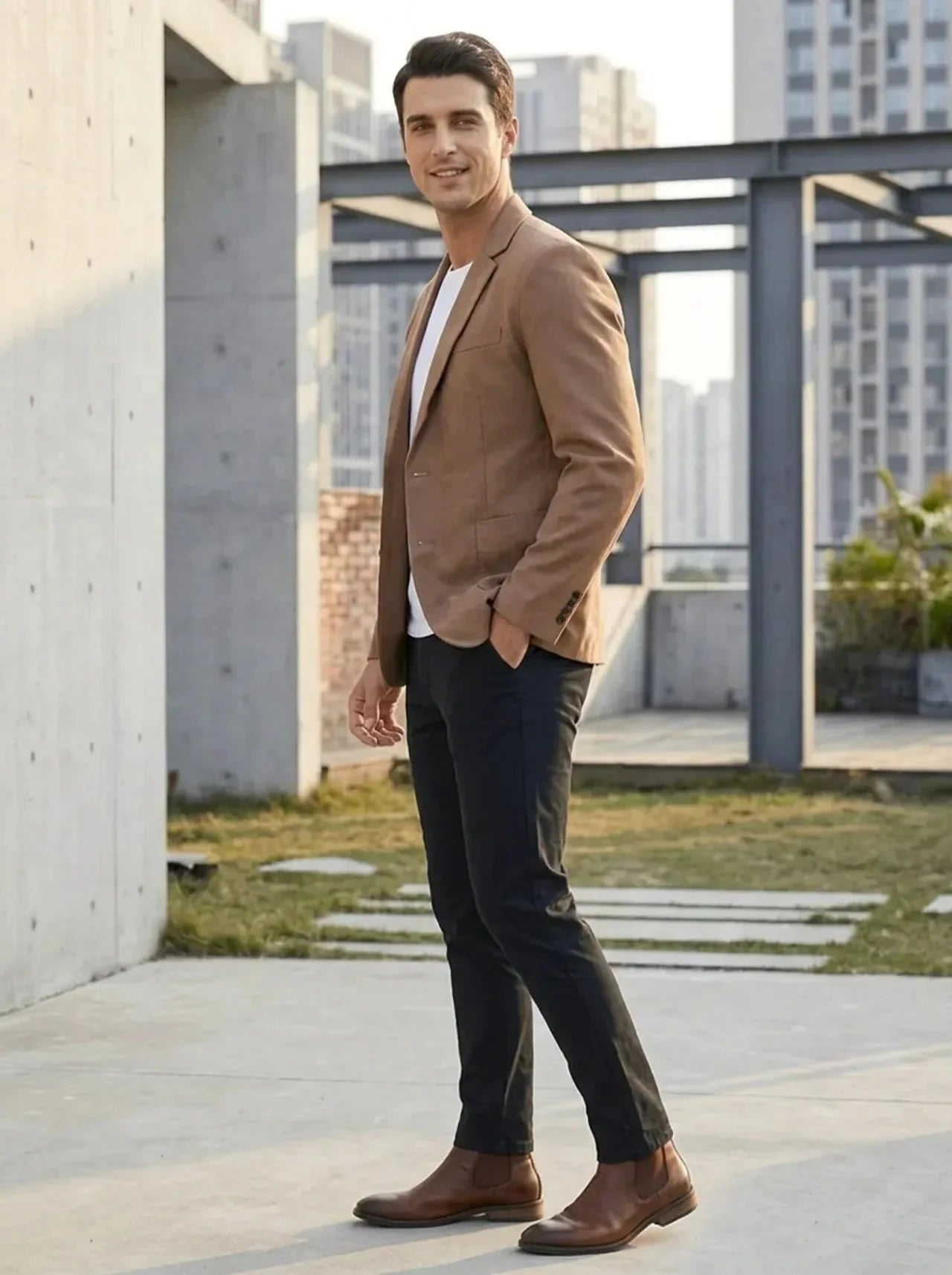 Leon | Klassischer und Moderner Zwei Knopf Blazer