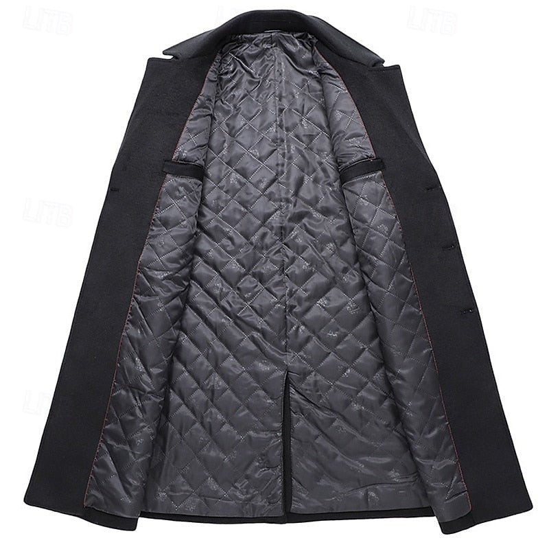 Malcolm | Double-Breasted Overcoat – Timeless Style for Men