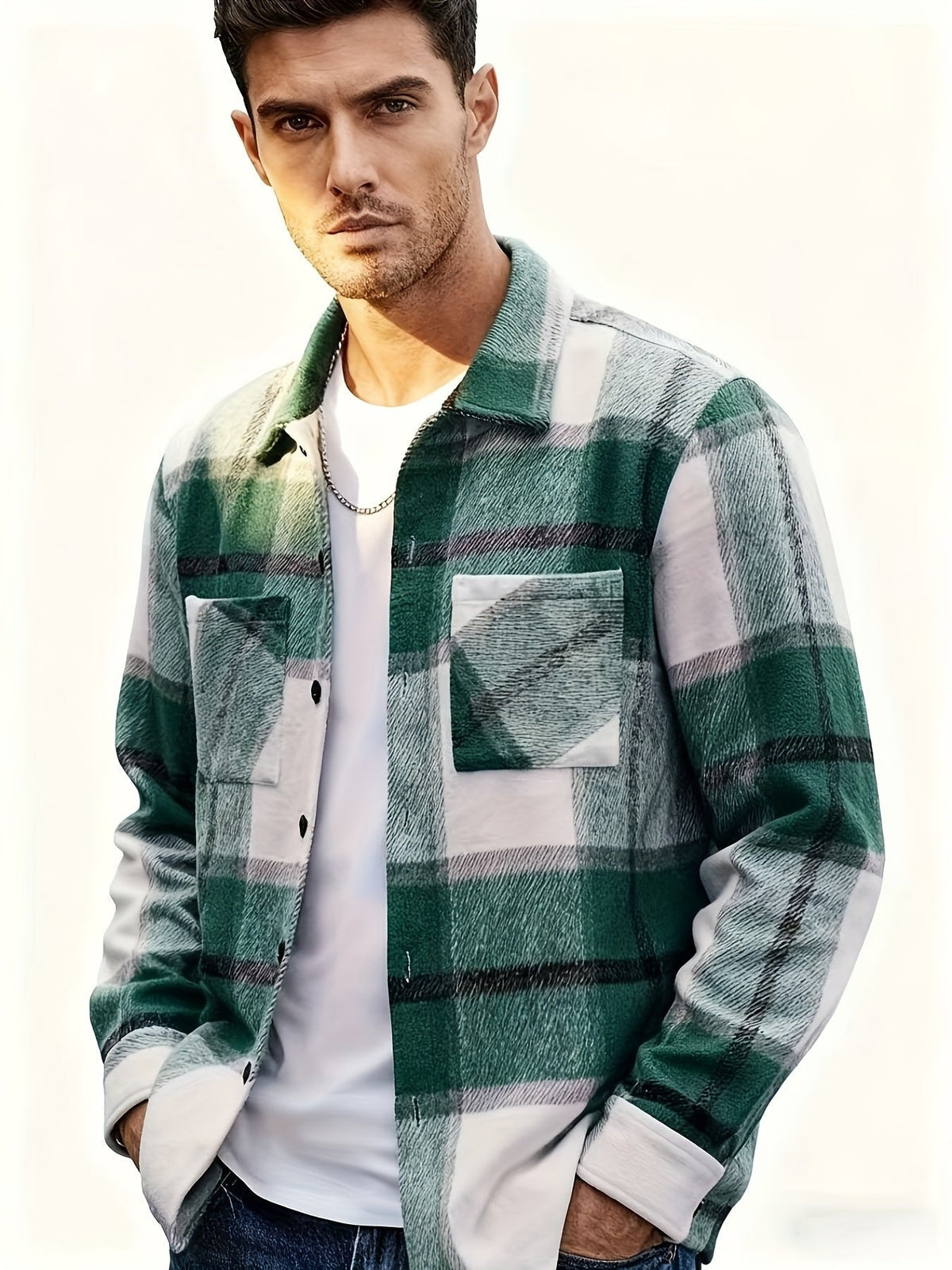 Corbin | Check Overshirt – Rugged Layering Style for Men