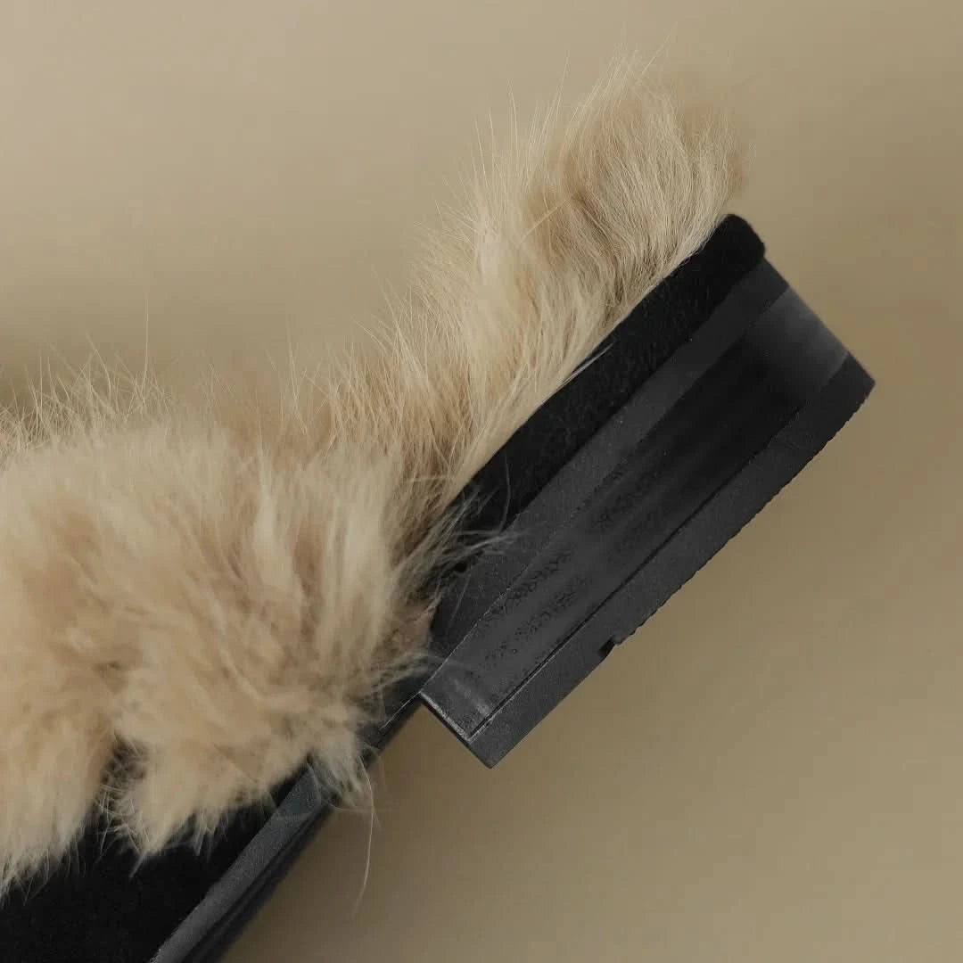 Velora | Shearling Mules – Luxuriöse Struktur für Damen