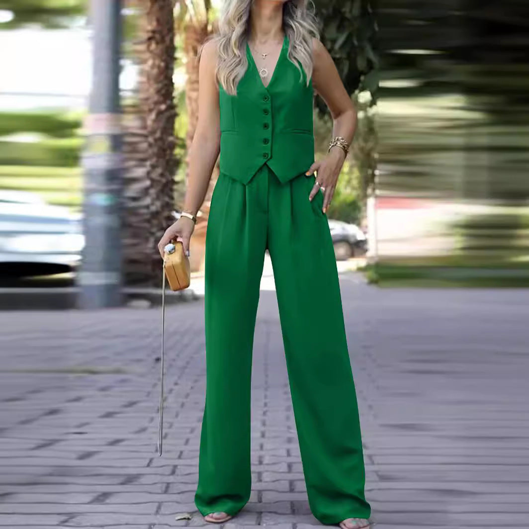 Sandra | Schickes und bequemes Hosenanzug Zweiteiler Set