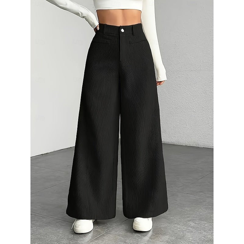 Coralie | Wide-Leg Pants – Effortless Elegance for Women