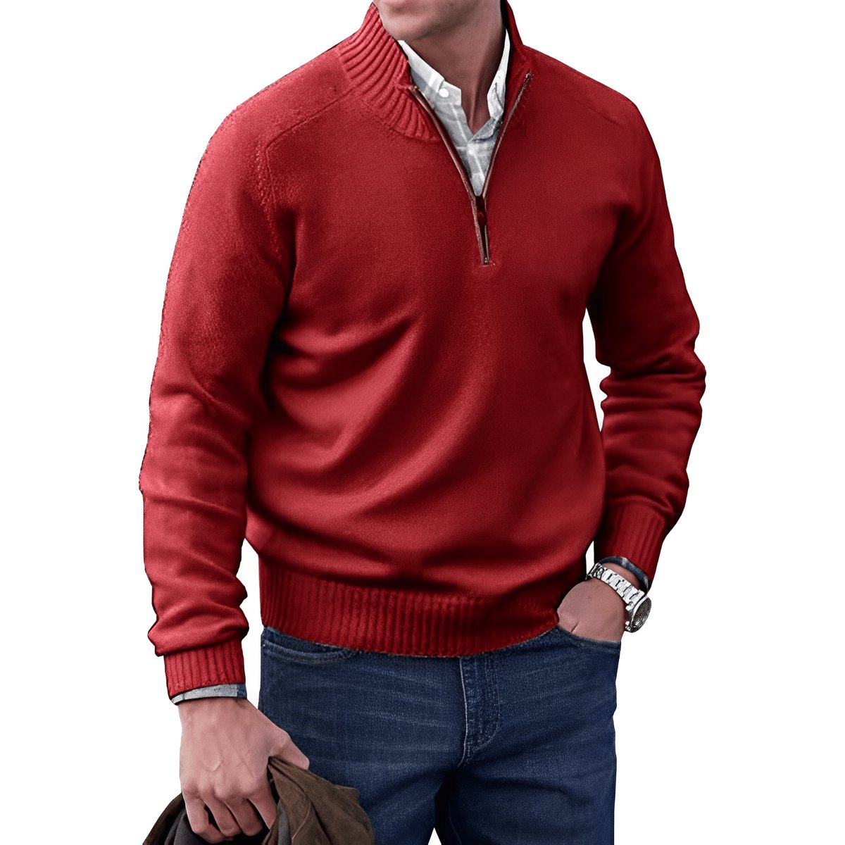 Jonas | Bequemer und stilvoller Herren Strickpullover