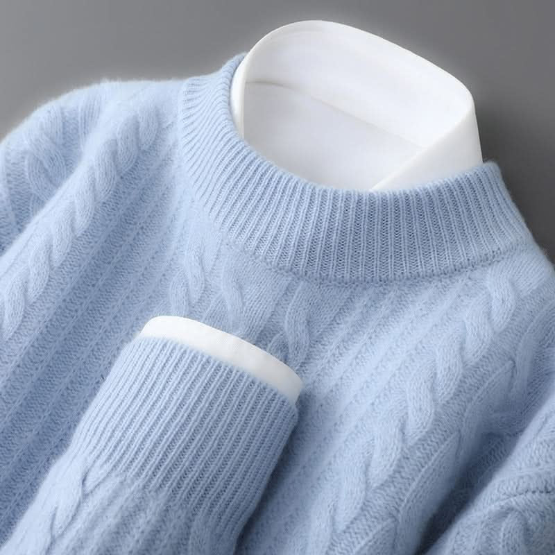 Bennett | Cashmere Sweater – Lichtgewicht met Kabelstructuur