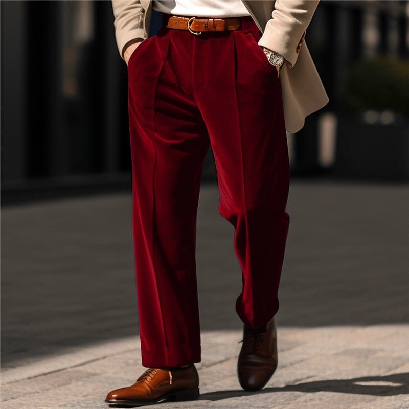 Rupert | Tailored Straight-Leg Trousers – Effortless Style for Men
