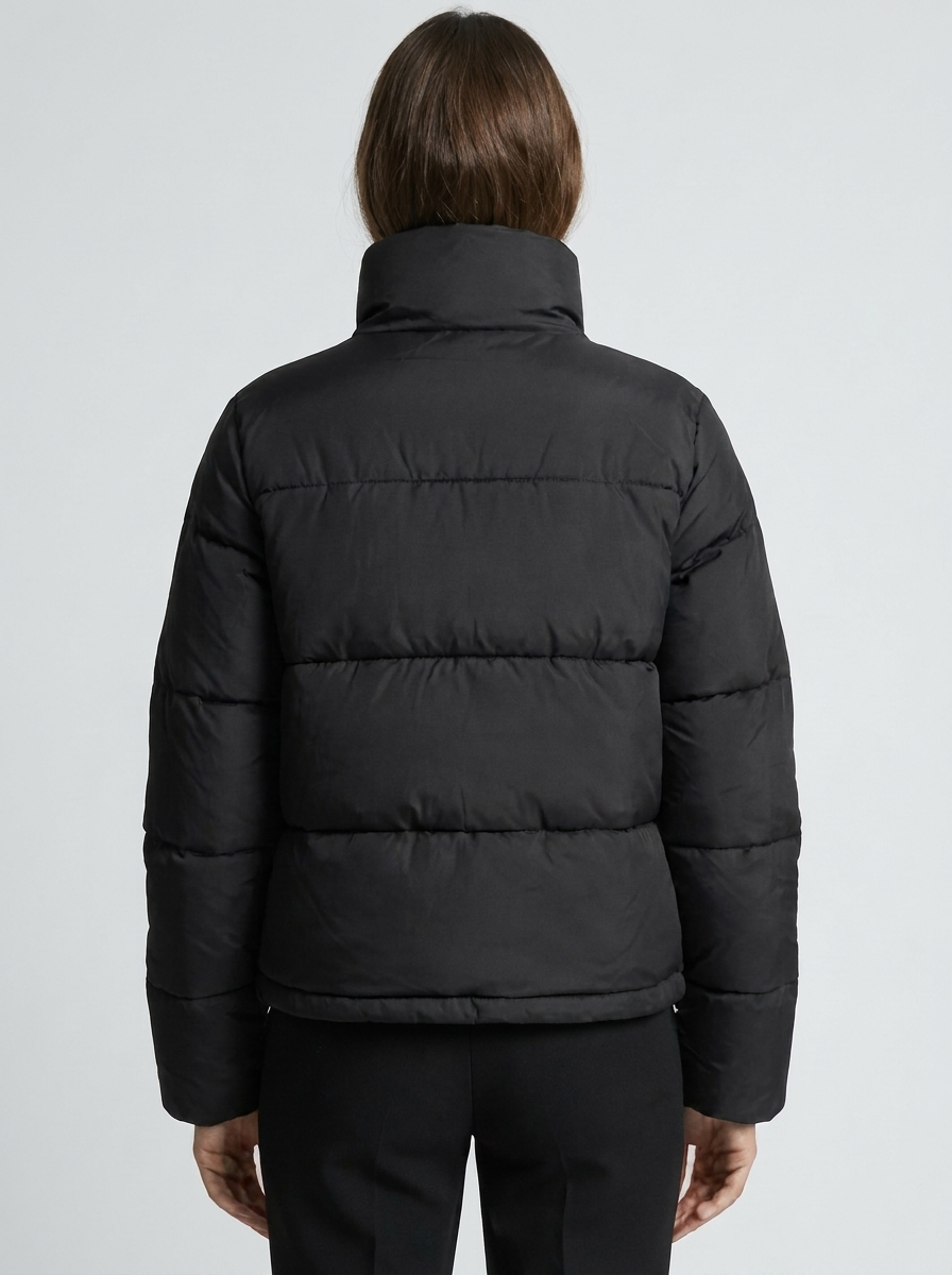 Velora | Puffer Jacket – Stylish Stand Collar for Women