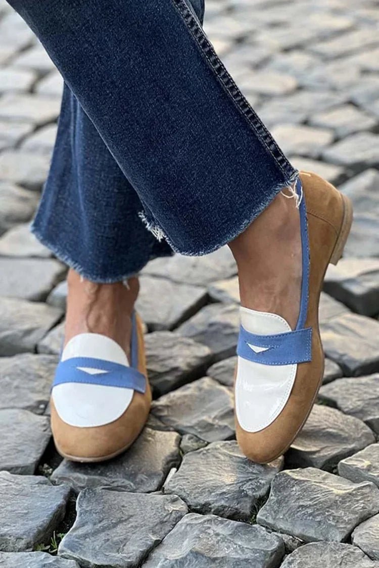 Delaney | Loafers – Elegantes Farbblock-Design für Frauen