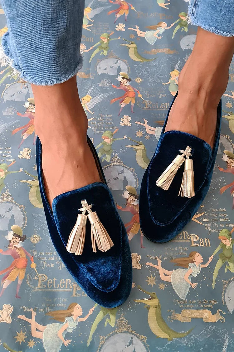 Hannah | Klassischen und raffinierte Damen Loafer mit Quasten