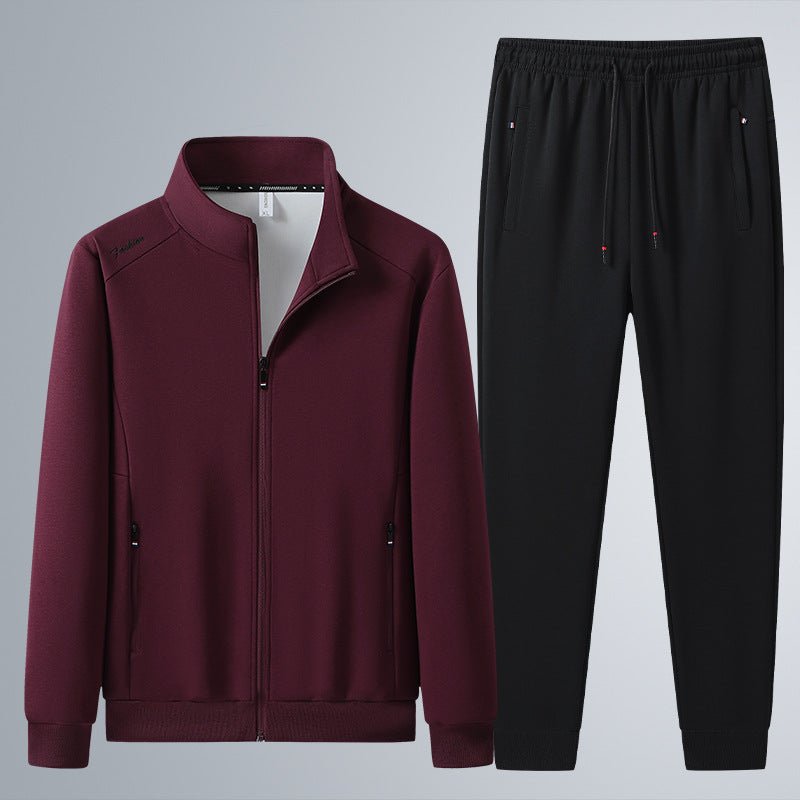 Fashion | Herren Sportanzug mit Stehkragen und Reißverschluss