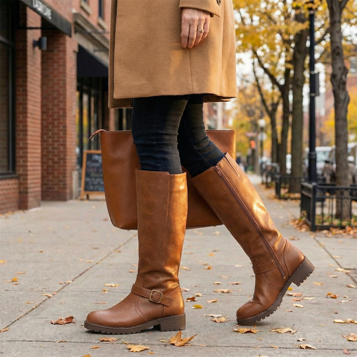 Ridella | Kniehohe Reitstiefel mit Doppel-Detailierung