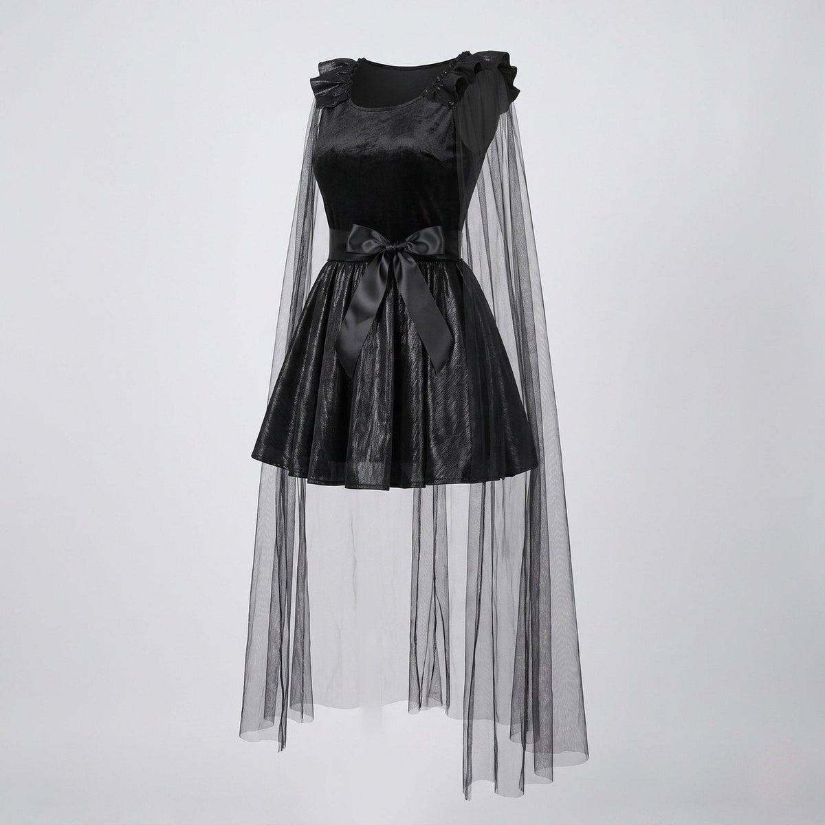 Drune | Halloween Costume Dress with Sheer Overlay
