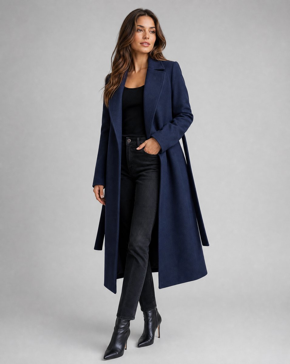 Clara | Trench Coat – Elegant Long Style for Women