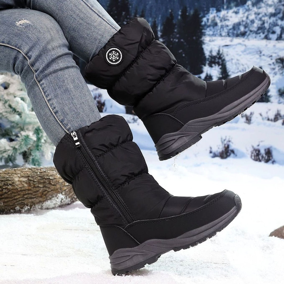 Mia | Winterstiefel – Warm gefüttert und wasserdicht für Damen