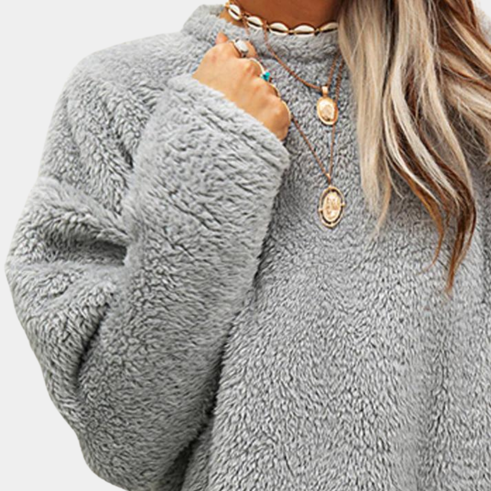 Laura | Kuscheliges und modisches Tnika Sweatshirt