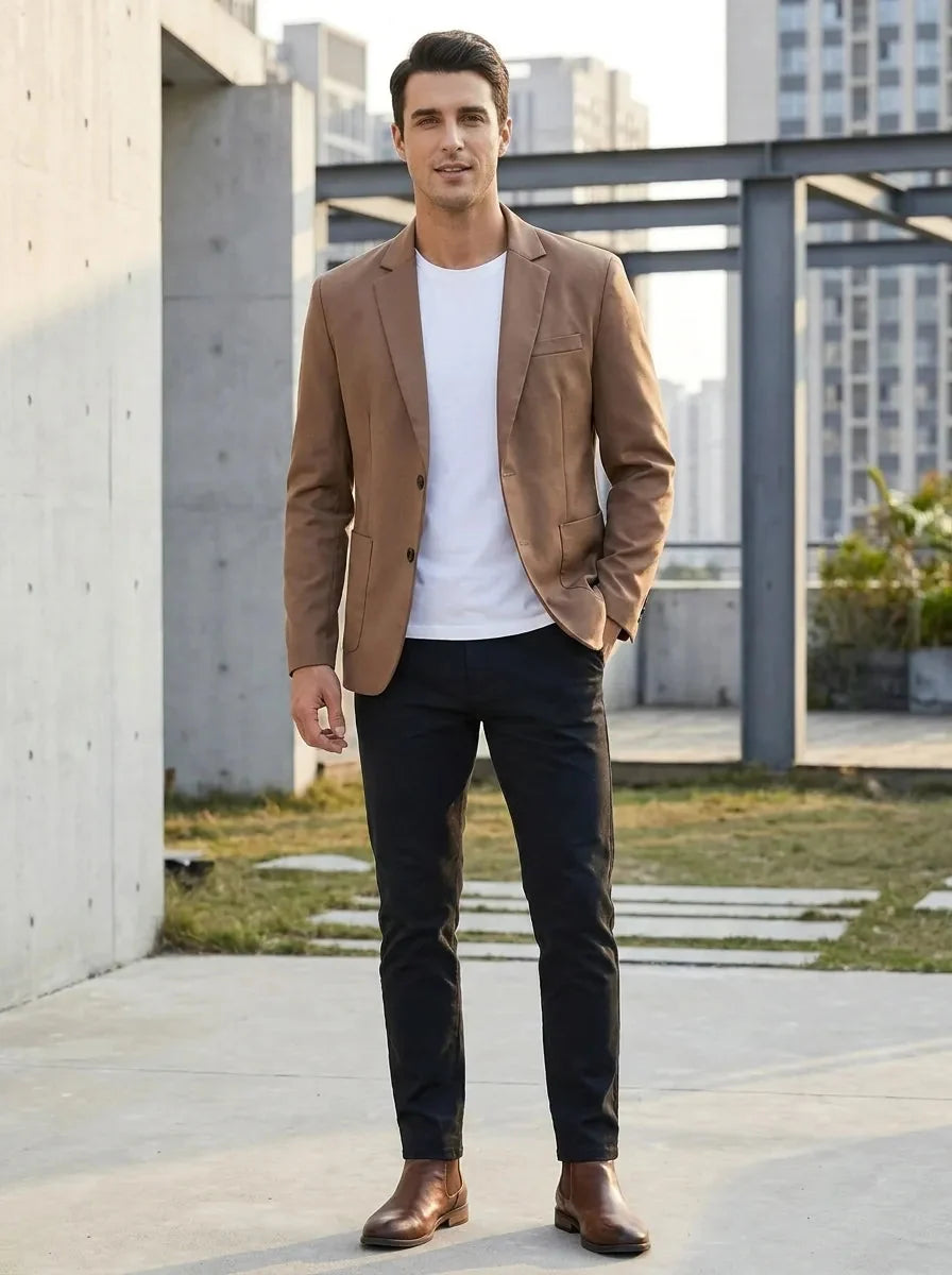 Leon | Klassischer und Moderner Zwei Knopf Blazer