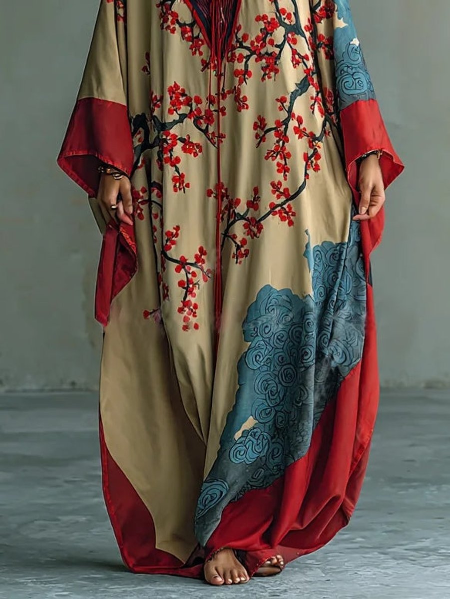 Charlotte | Zeitlose und Raffinesse Langarm-Maxikleid