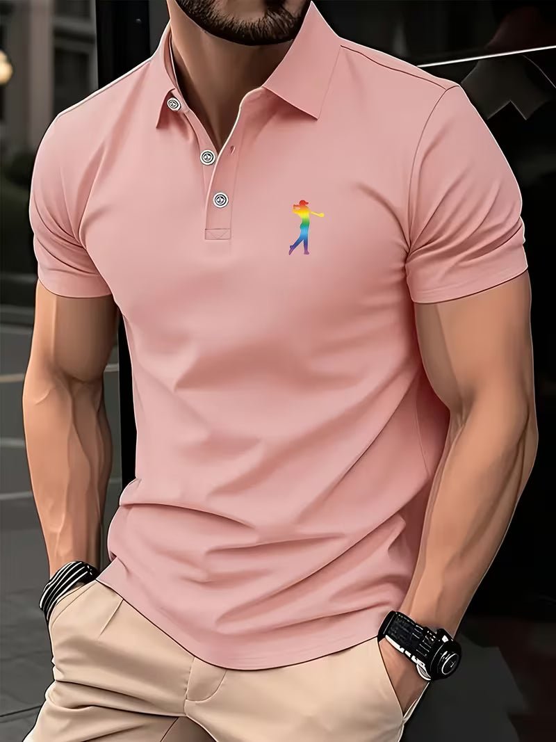 Arnold | Golf Polo-Shirt – Kurzarm mit Print für Männer