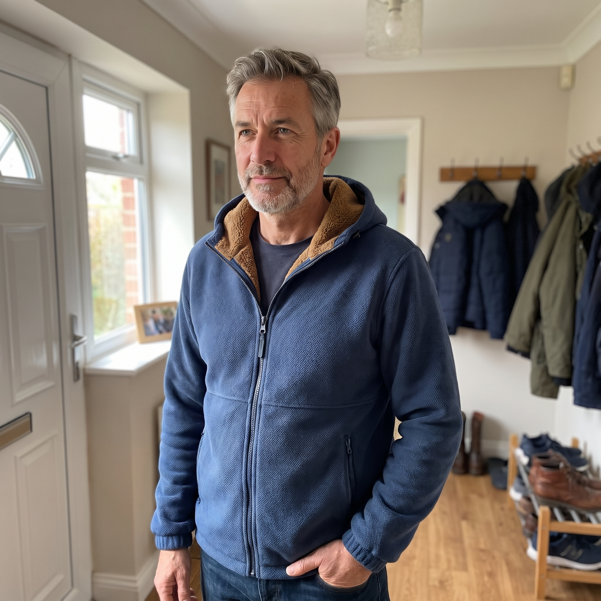 Sherpa | Fleece Hooded Jacket – Warmer Komfort für Männer