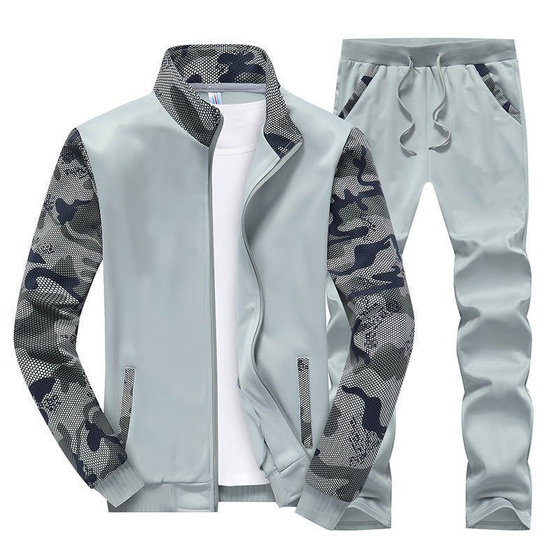 Drune | Herren Trainingsanzug – Modisches Camouflage Mesh für Aktive
