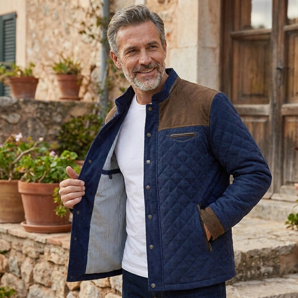 FAIRMONT | Patchwork Jacke – Robuster Stil für Männer