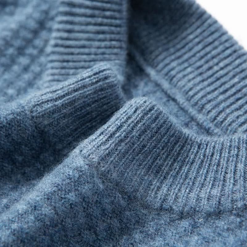 Huxley | Wol Gebreide Trui – Subtiel Gradient Design voor Mannen
