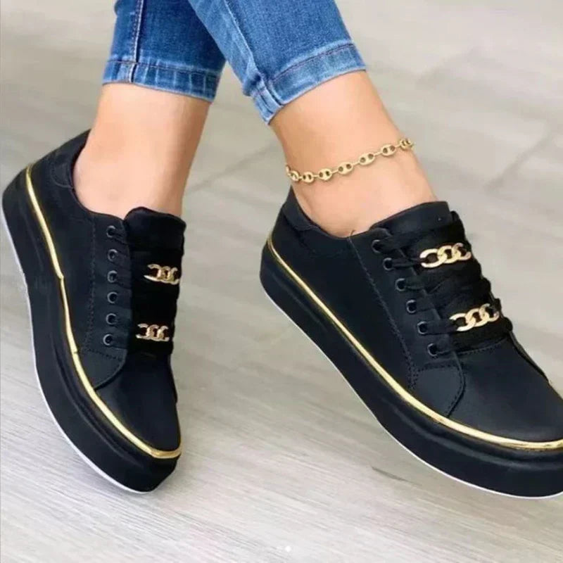 Nora | Bequeme und stützende Orthopädische Schnür Sneaker