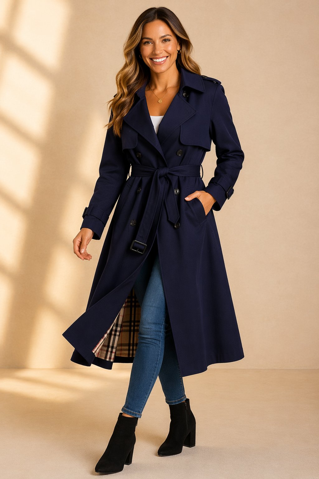 Jessika | Stilvoller und moderner Damen Trenchcoat