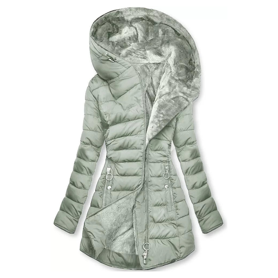Clara | Elegante und wasserdichte lange Winterjacke