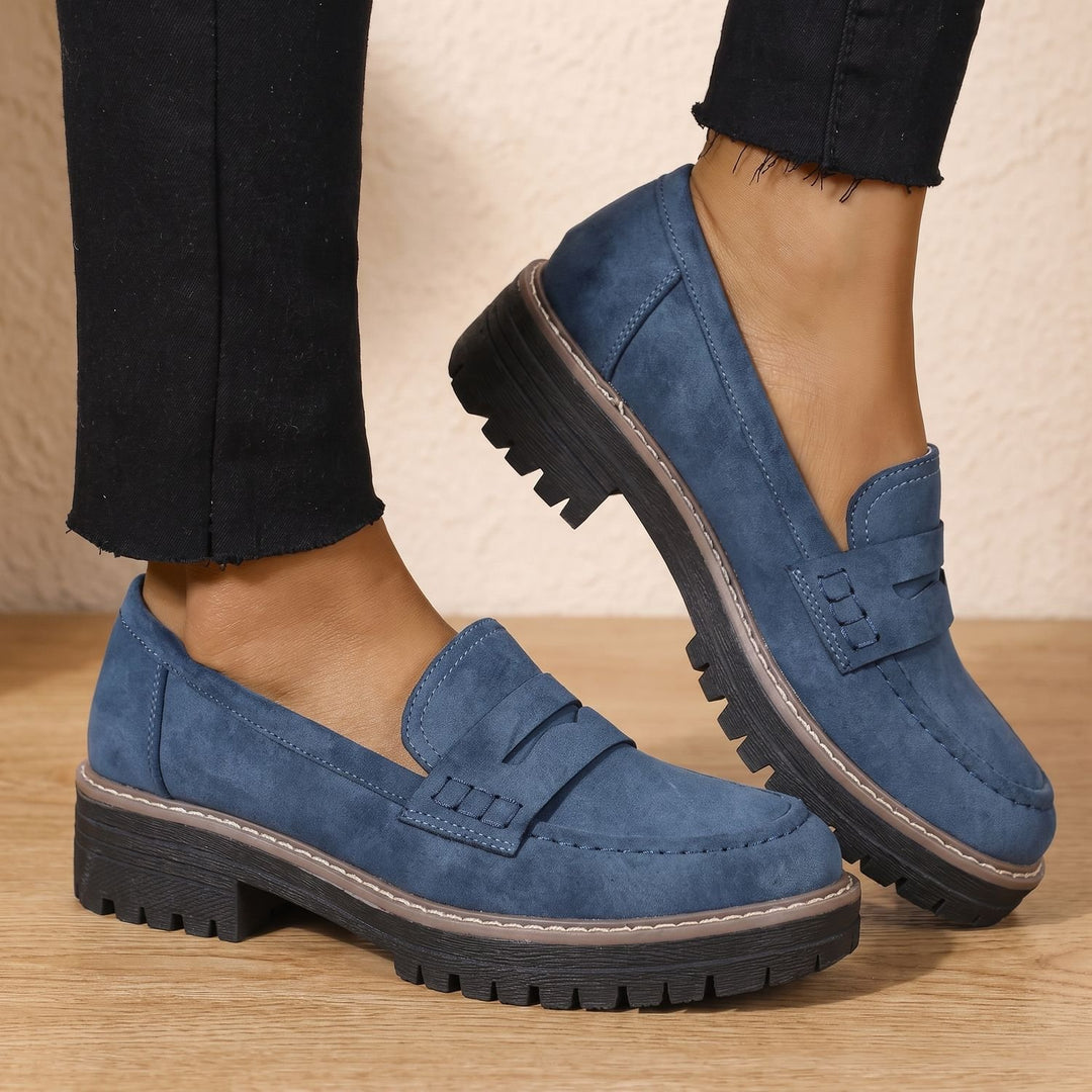 Maya | Moderne Und Bequeme Damen Loafer Mit Markanter Plateausohle
