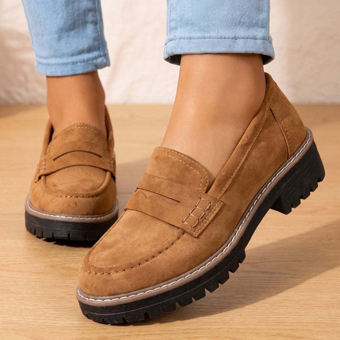 Maya | Moderne Und Bequeme Damen Loafer Mit Markanter Plateausohle