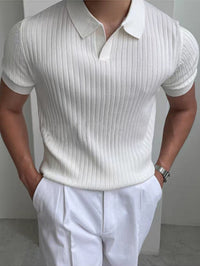 Patrick | Elegantes und vielseitiges strukturiertes Herren Poloshirt