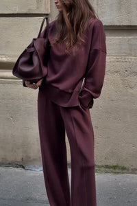 Mila | Bequemes und schickes Co-Ord Zweiteiler Set