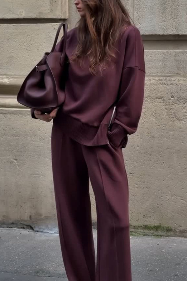 Mila | Bequemes und schickes Co-Ord Zweiteiler Set