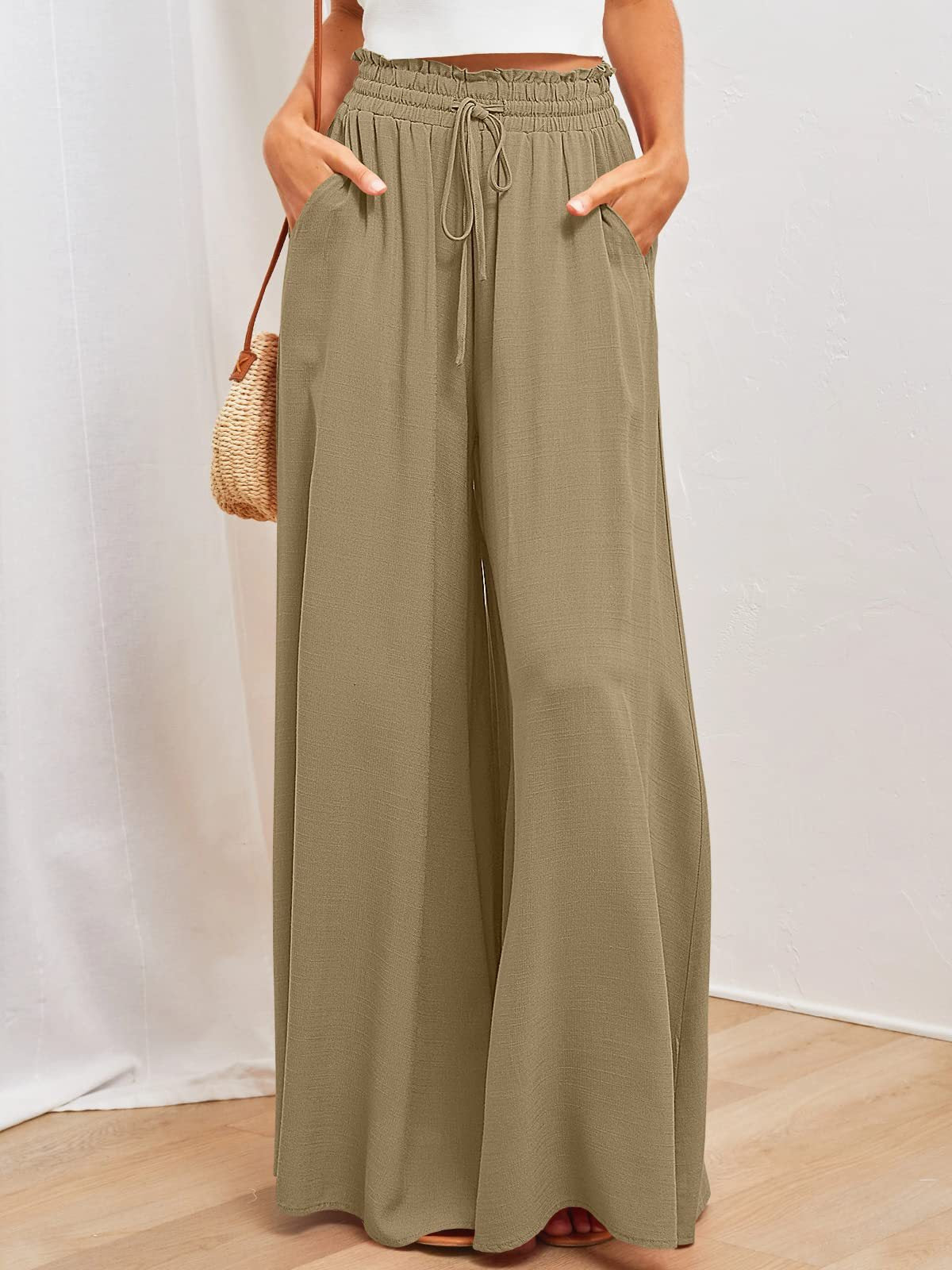Antonia | Elegante und luftige Weitbein Palazzohose