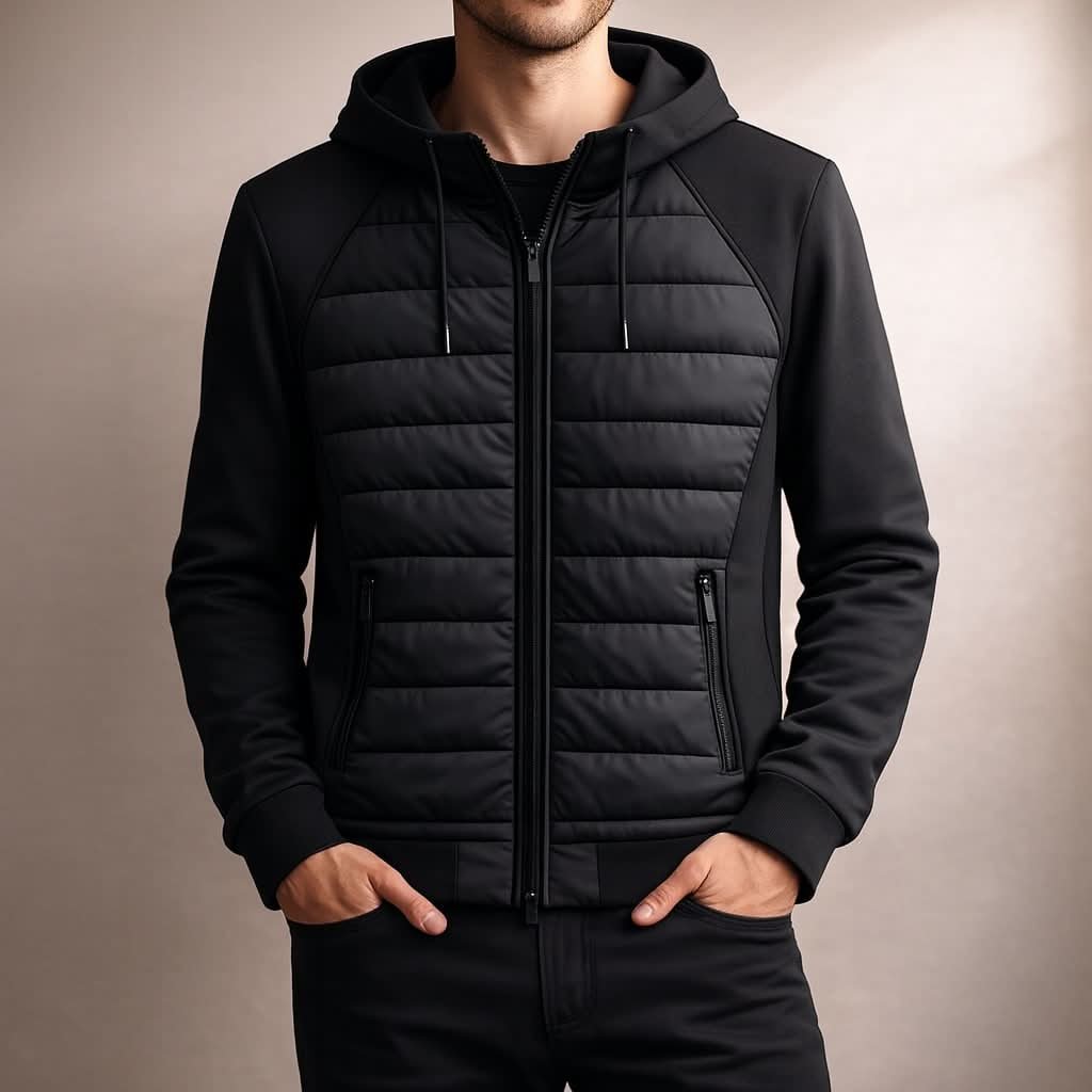 Ridgefield | Zip Hoodie – Comfortabele Gewatteerde Jacks