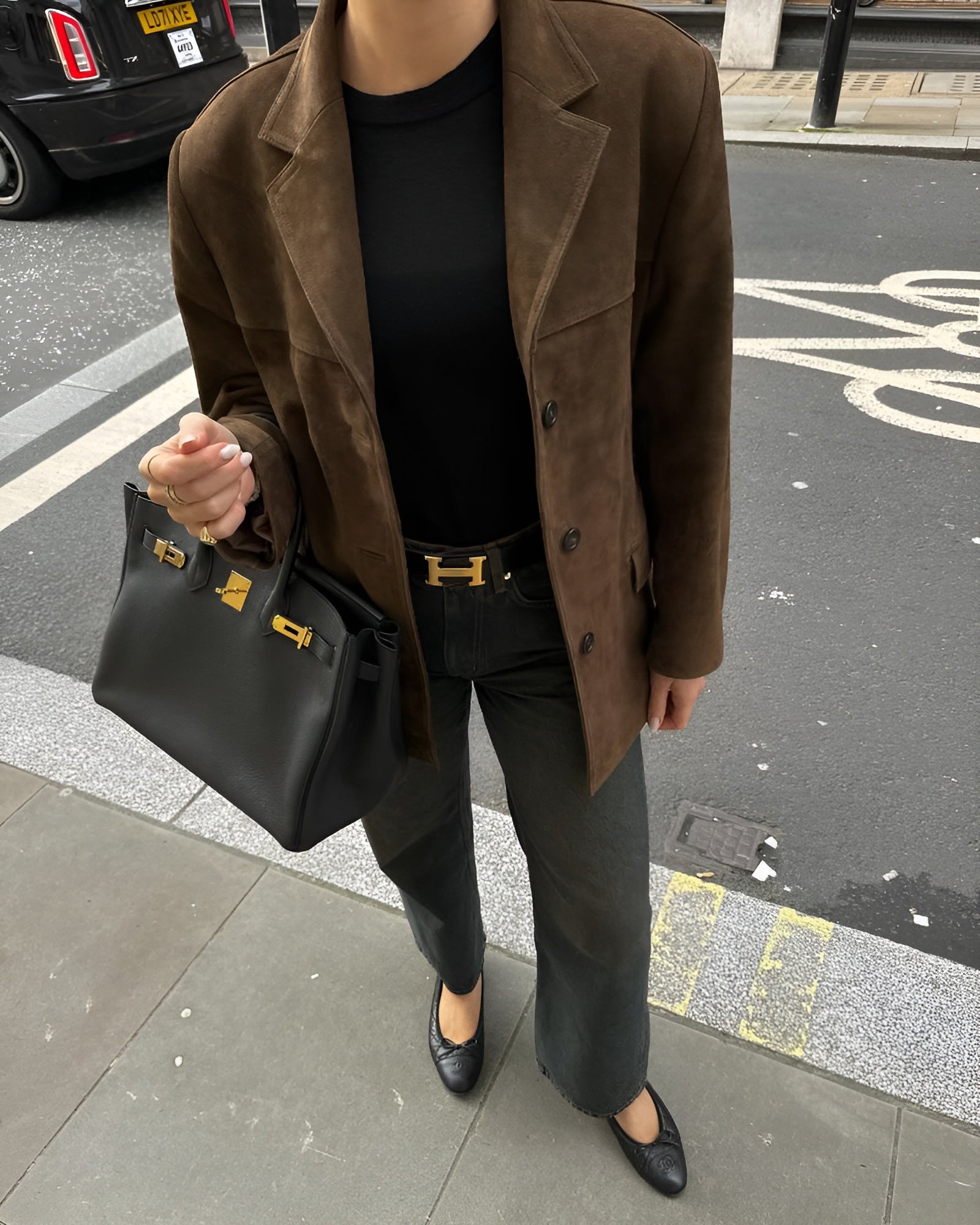 Doreen | Luxuriöser und Weiche Textur Wildleder Blazer