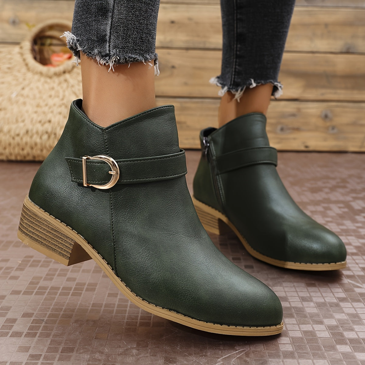 Johanna | Stilvolle Chelsea Stiefeletten mit Schnallendetail