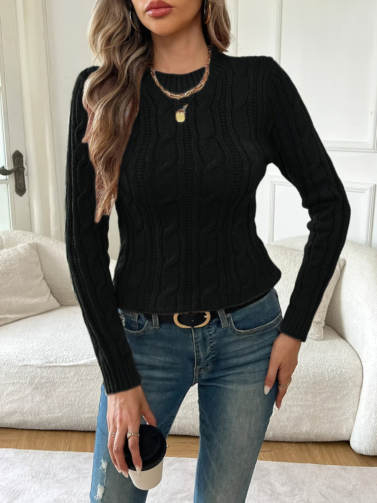 Juliana | Twist-Knit Sweater – Zeitloser Stil für Frauen