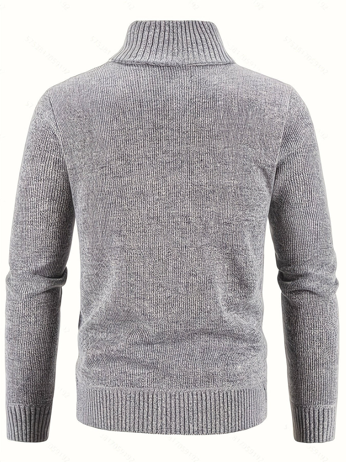 Walter | Full-Zip Cardigan – Textured Design for Men