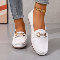Valeria | Klassische and elegante Damen Loafer mit Schnalle